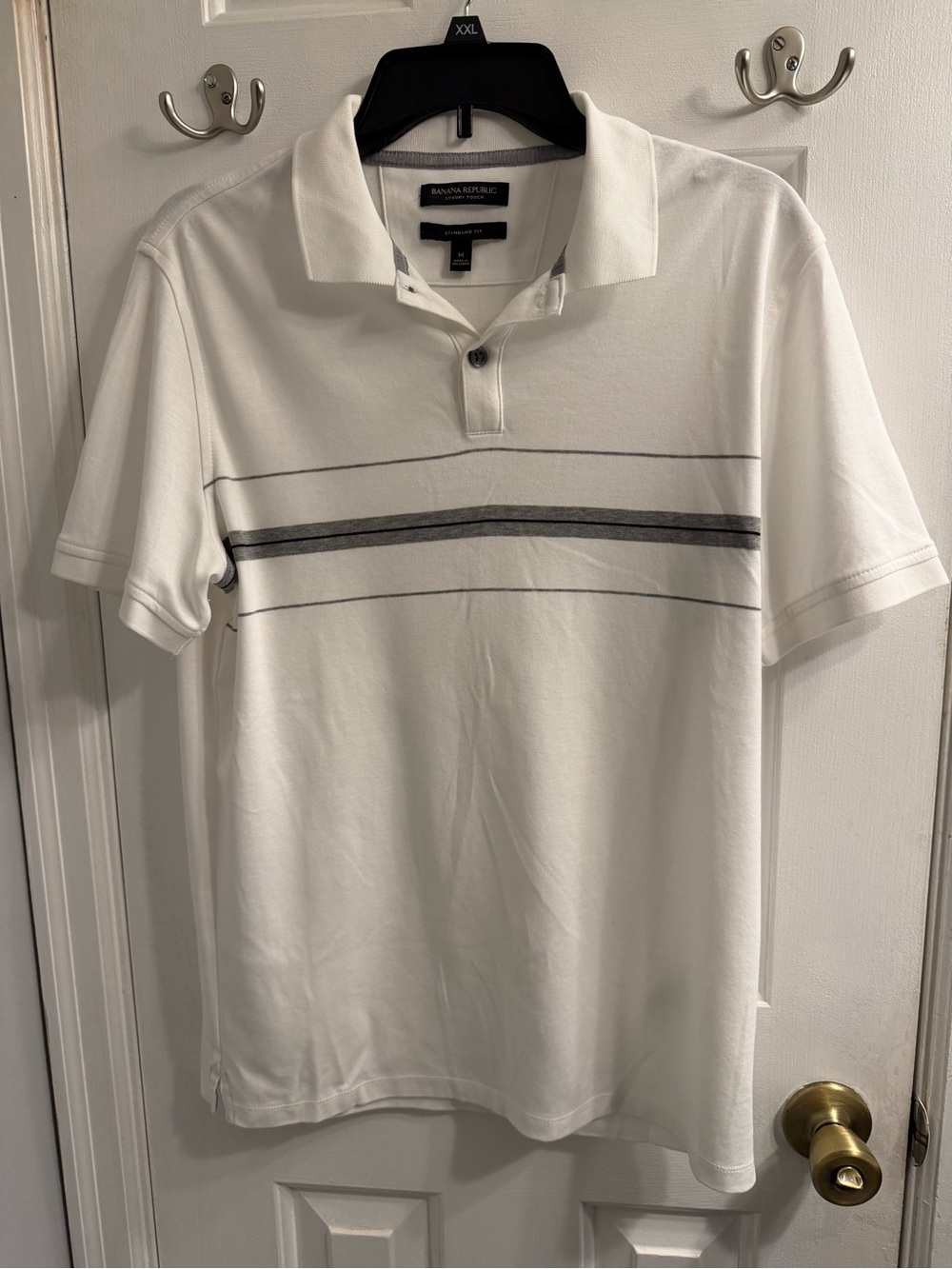 Banana Republic Luxury Touch Men’s Striped Polo M